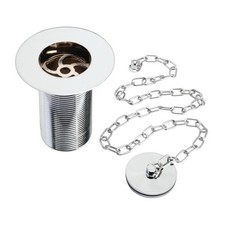 Belfast Kitchen Sink Waste Chrome Unslotted No Overflow WSNK6C Bristan Boxed New