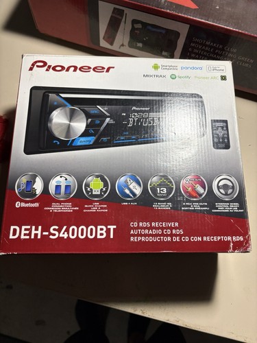 Pioneer deh s4000bt single - pioneer, single-din