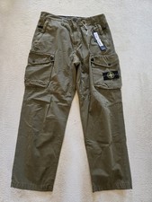 Stone Island Cargo Trousers Military Green W33 Type Lo