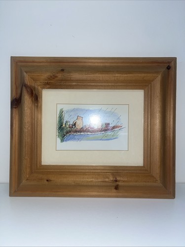 Framed print winnie the - print, of