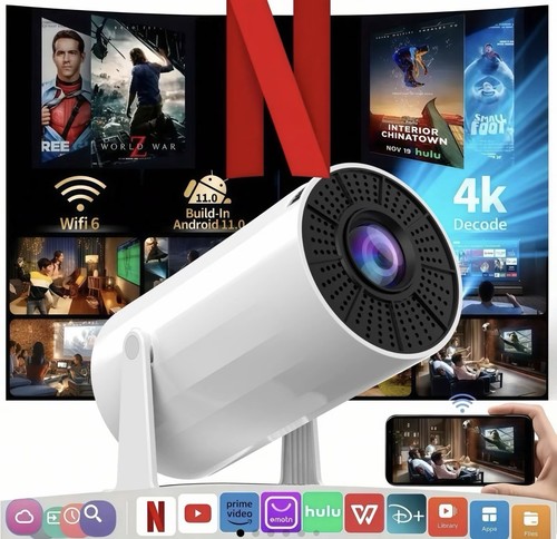 Hy300 pro lcd smart projector - smart,
