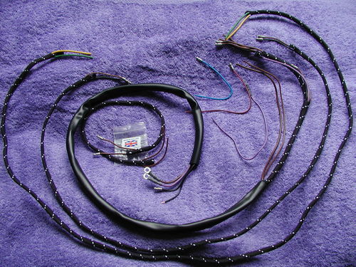 Cloth braided wiring - wiring, harness