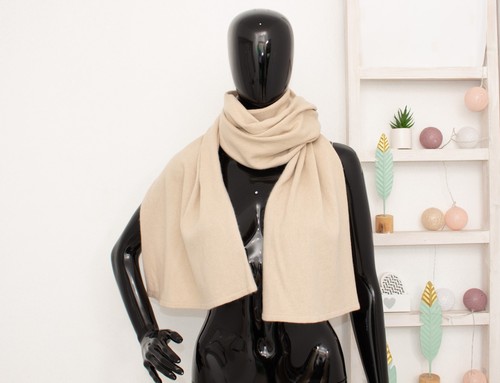 Gant scarf 100 cashmere - gant, beige