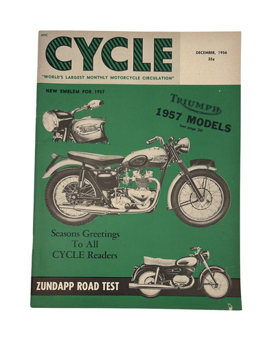 Cycle magazine december 1956 - december,