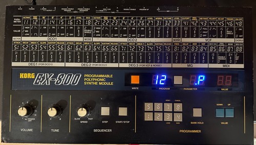 Korg 800 polyphonic desktop - korg,