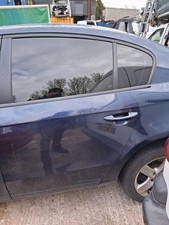 2014 VW VOLKSWAGEN PASSAT B7 SALOON NSR PASSENGER SIDE REAR LEFT BARE DOOR BLUE