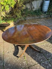 Antique Mahogany Regency Style Extendable Dining Table