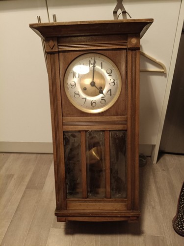 Antique wall clock - wall, with