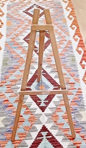 Vintage small wooden easel - vintage,
