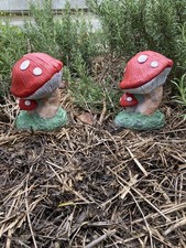 Mushroom Toadstool Stone Garden Ornament (small)