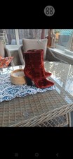 Beautiful Rust Red Zara Ankle Boots Size 4,new With Tags.