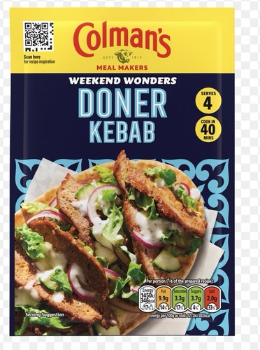 Colman doner kebab seasoning - colman's,