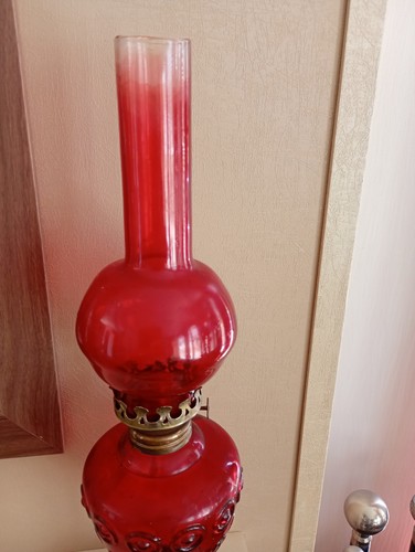 Vintage cranberry glass style - glass,