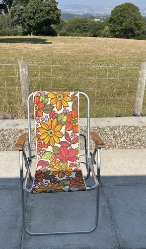 Retro foldable flower power - retro,