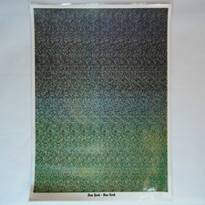 Genuine Vintage MAGIC EYE 3D Stereogram Poster - NEW YORK, NEW YORK - 43x55cm