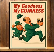 Retro Vintage Wall Metal Sign Tin Plaque Pub Shed Bar Man Cave Guinness
