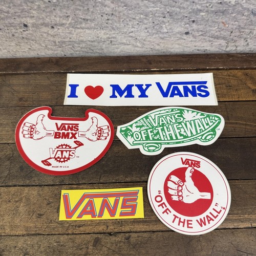 Vintage vans sticker decal lot - vans,