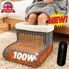 Electric Foot Warmer Heated Feet Slipper Therapeutic Pain Relief Washable Winter