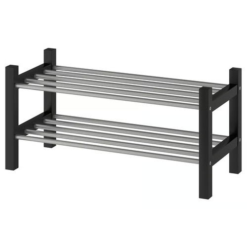 Ikea tjusig shoe - rack, black