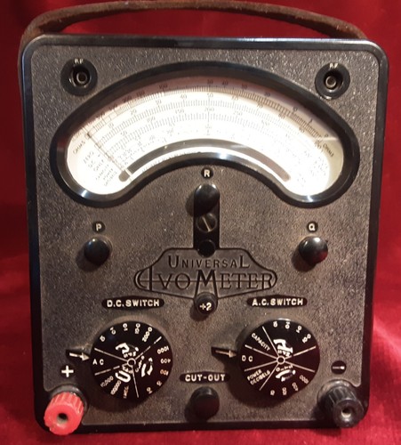 Vintage universal avometer - vintage,
