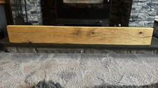 Hand Crafted RUSTIC SOLID OAK MANTEL BEAM Log Burner Fascia  FIREPLACE 6x2”