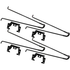  4 Pc Table Leg Mounting Brackets Foldable Hairpin Legs Retractable