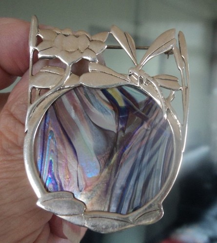 Pat cheney brooch - pat,