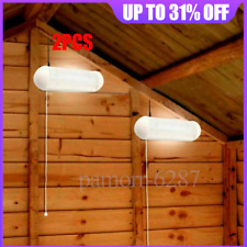 2x LED Solar Shed Light Solar Powered Rechargeable Garage Shed Solar Wall Light