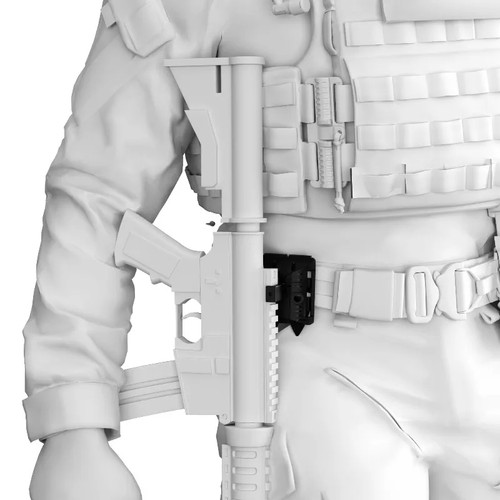 Tactical holster plate - holster,