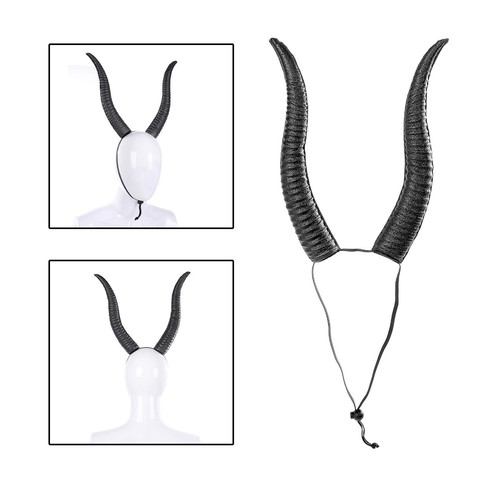 Gothic sheep horn headband - gothic,