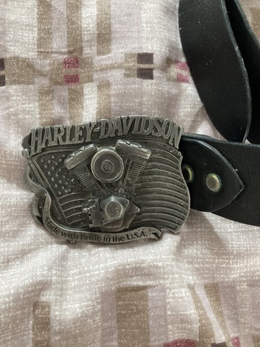 Vintage harley davidson belt - vintage,