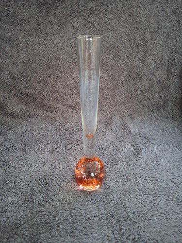 Glass bubble vase vintage - vase,