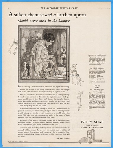 1925 ivory flakes laundry soap - ivory,