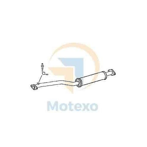 Exls3001 exhaust middle box - exhaust,