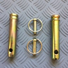 Tractor Lower Link Pins Cat 1 (22mm)  3,1/2" (88mm) Useable Length, + linch pins