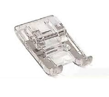 SEWING MACHINE CLIP ON CLEAR VIEW SATIN FOOT FITS BROTHER/JANOME/TOYOTA/SINGER +