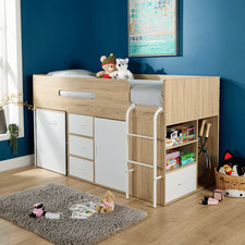 Kids single cabin loft bed - kids,