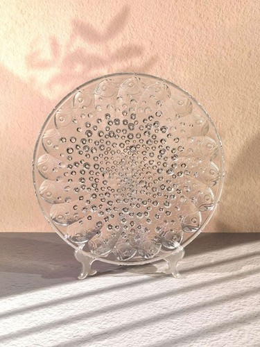 Rare lalique plate new with - rare,