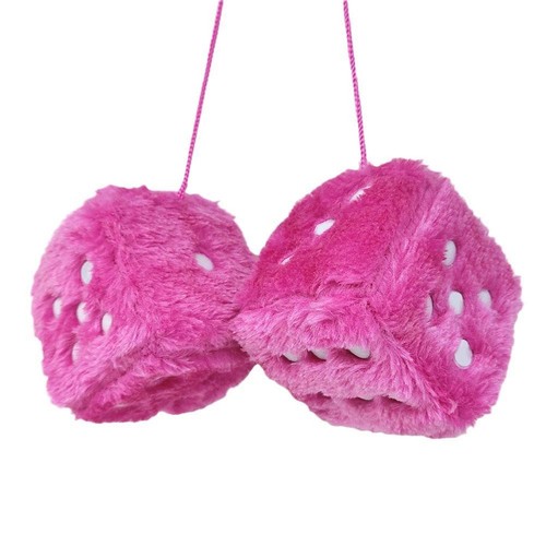 Soft fluffy furry dice - furry,