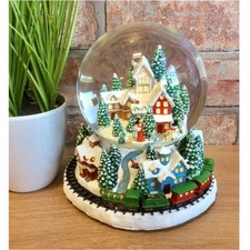 Christmas Train Traditional Musical Snowglobe Boxed JD336190
