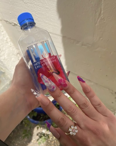 Fiji water inspired press - fiji, on