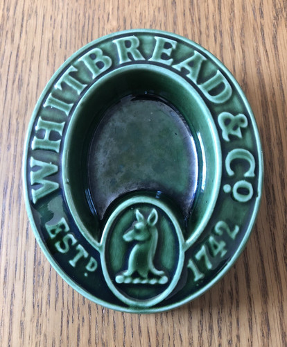 Whitbread green ceramic - &,