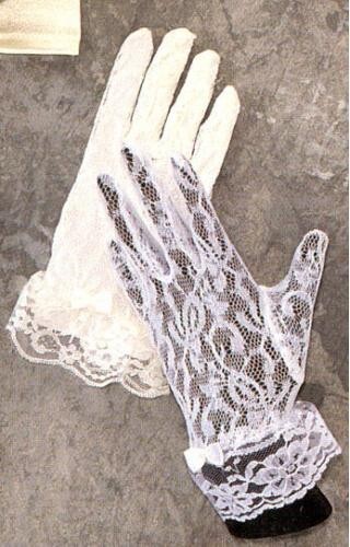 Girls lace gloves for wedding - girls,