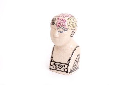 Antique style small phrenology - antique,