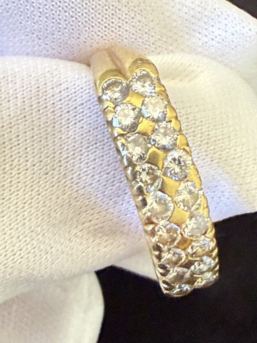 18k yellow gold diamonds - 18k,