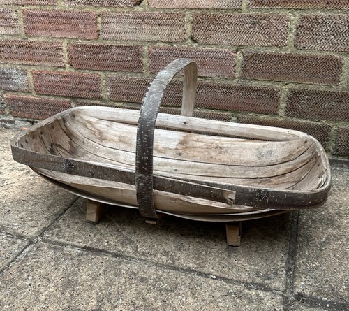 Vintage sussex trug large - sussex,