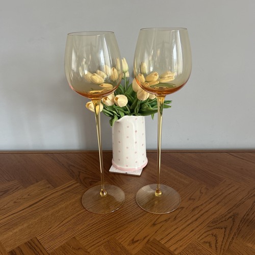 Moser tall glass wine amber - tall,