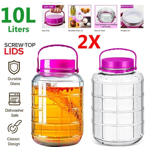 Large 10l glass storage - large,