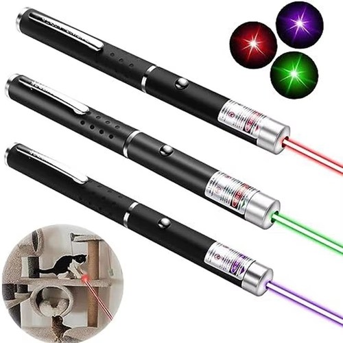Purple laser pointer pen - pen, high