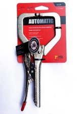 SNK 7" Automatic C Clamp Auto Locking C-Clamp 06200 178mm